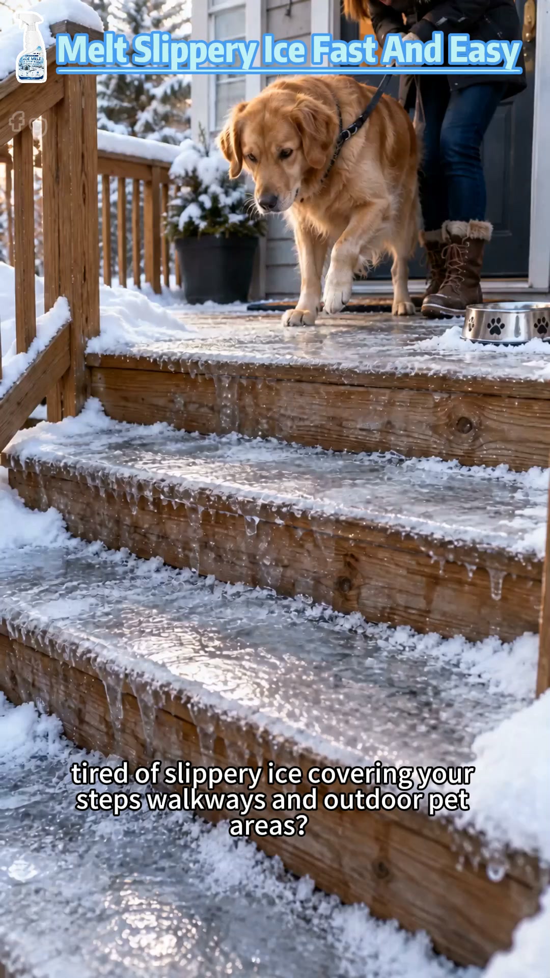 Outdoor De-Icing & Snow Melting Spray