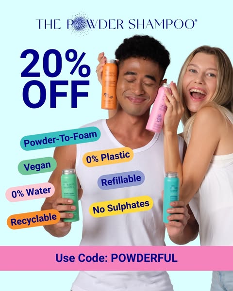 20% Off! Use code: POWDERFUL