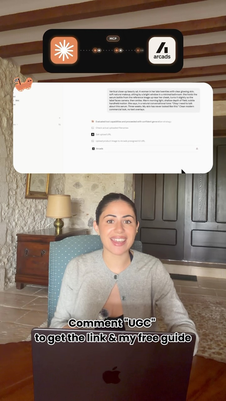 Anúncio de Arcads AI