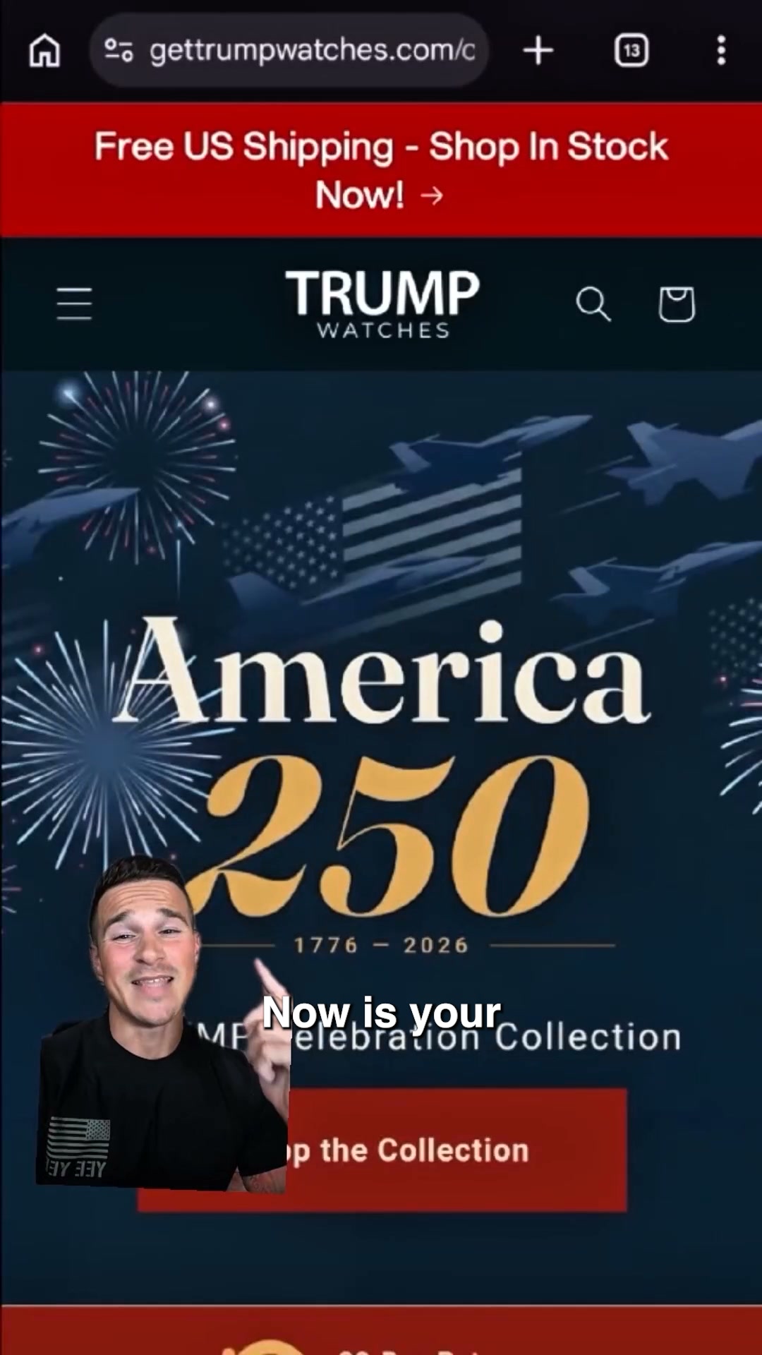 The 250th Anniversary Trump Watch