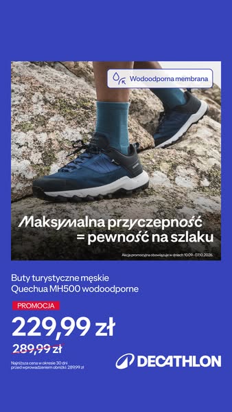 Buty Quechua MH500 w promocji za 229,99 zł!