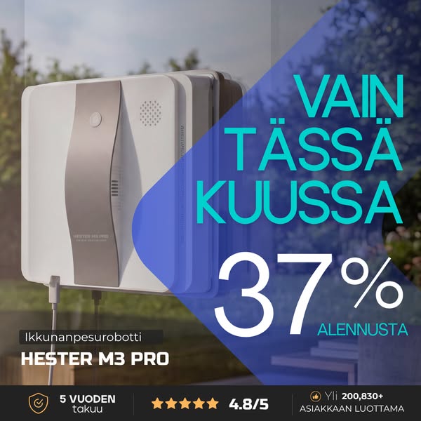 37 % ALENNUS + ilmainen toimitus!