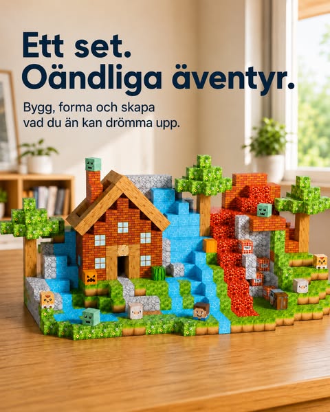 Skärmtid byttes ut mot byggande