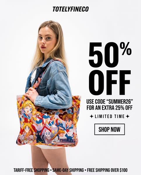 50,000+ TOTE BAGS SHIPPED WORLDWIDE
