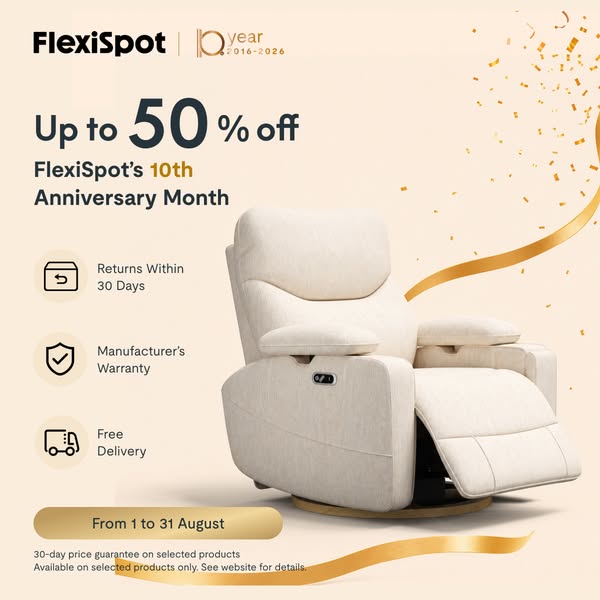 Up to 50% off. Don't overthink it.