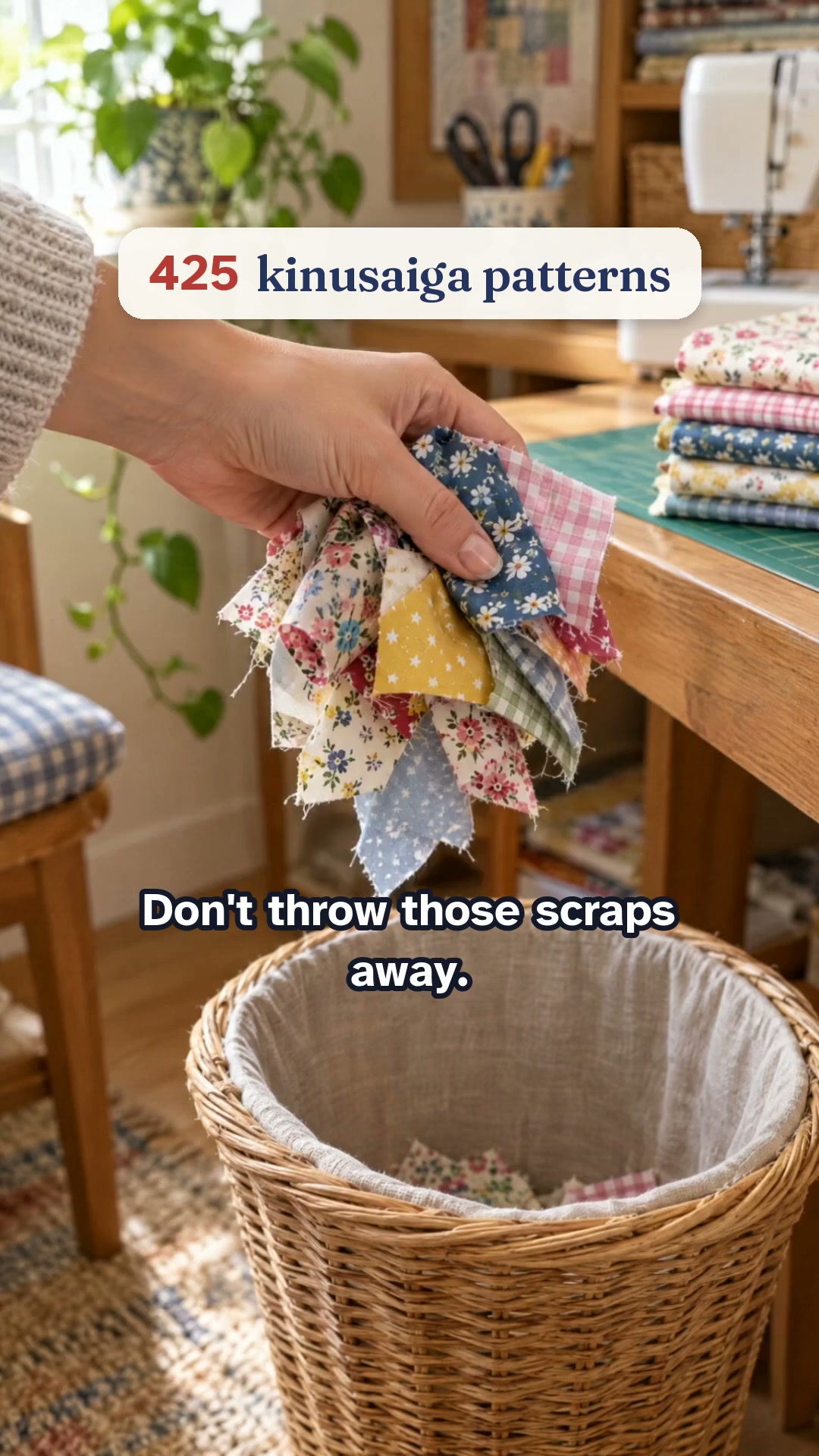 Your scraps, finally on the wall