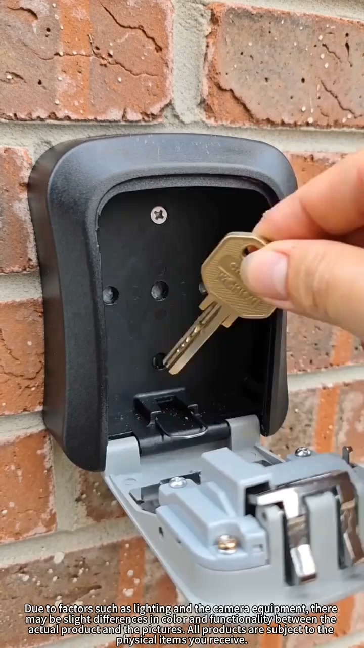 Never Get Locked Out Again! | 4-Digit Wall-Mounted Key Lock Box