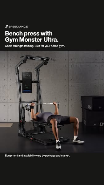 Bench press with Gym Monster Ultra