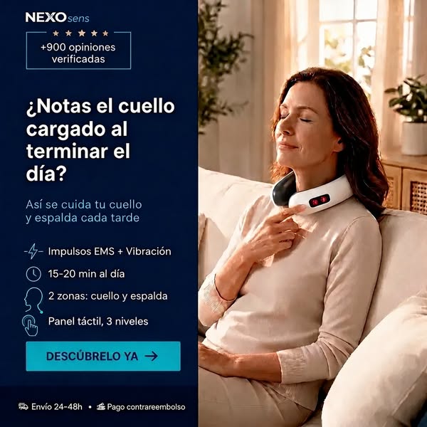 Cuida tu cuello y espalda, sin esfuerzo