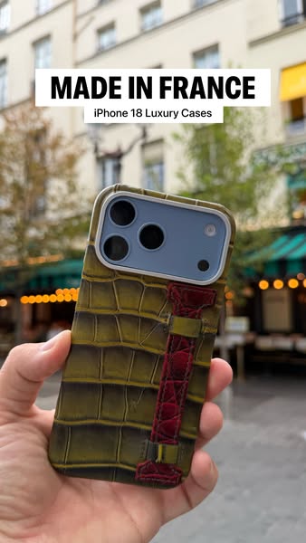 NEW IN: Luxury Leather iPhone 18 Cases