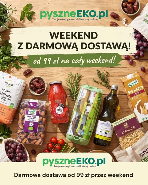 Sklep ekologiczny. Sklep z ekologiczną żywnością | pyszneEKO.pl