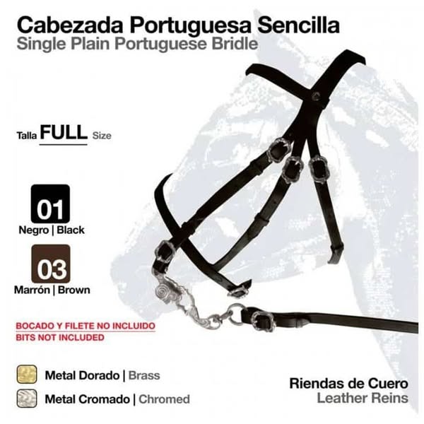 CABEZADA PORTUGUESA SENCILLA