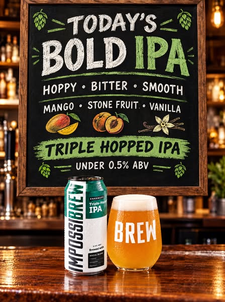 Very Limited Edition Triple-hopped IPA