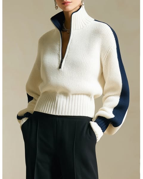 The sweater that makes casual look expensive.