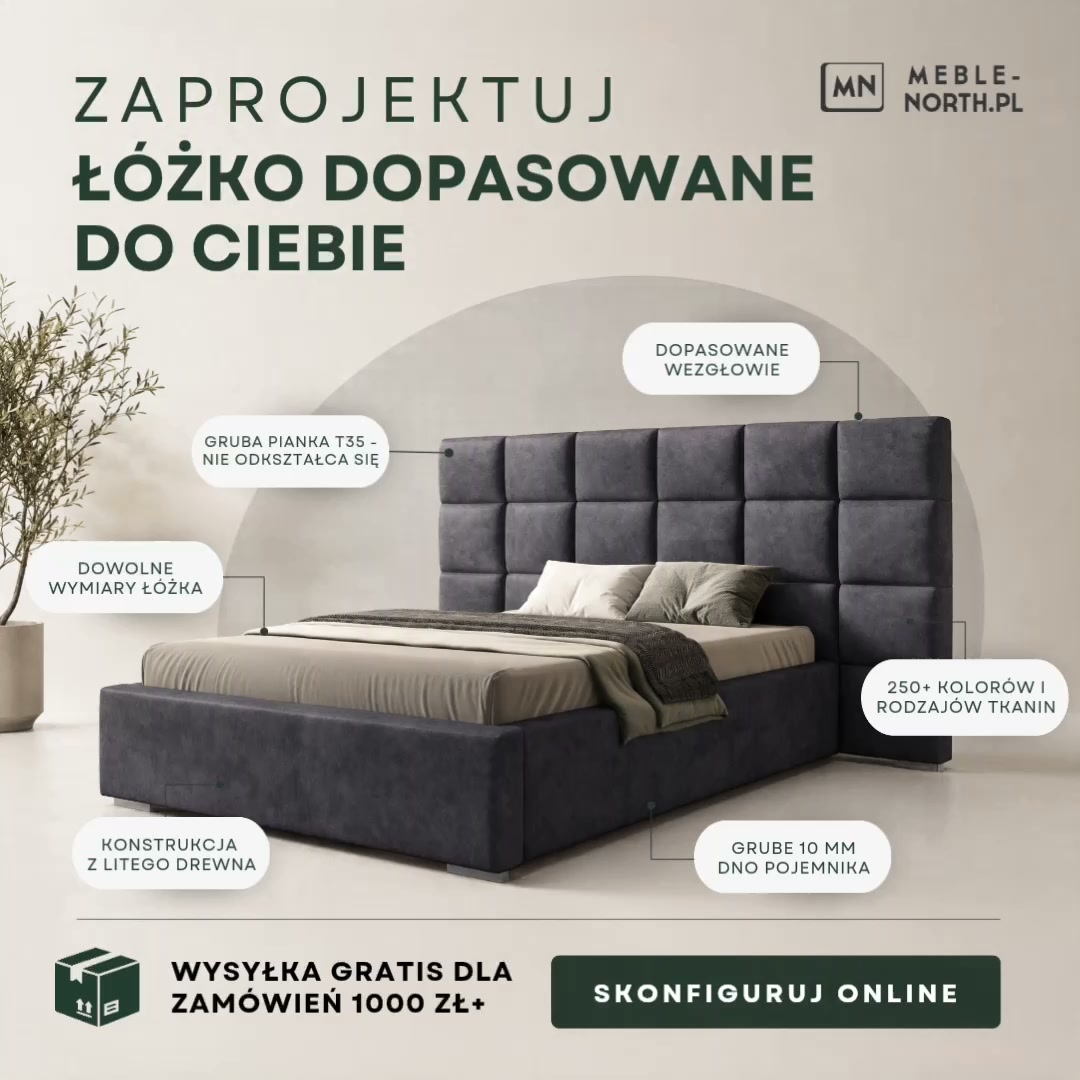 Łóżko dopasowane do Ciebie
