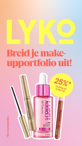 De markt zegt KOPEN! 25% korting op make-up