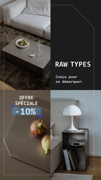 Profitez de -10 % sur RAW Types dès maintenant !