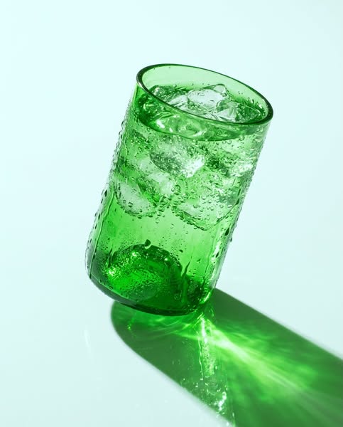 Rebottled products - glassware made from wine bottles