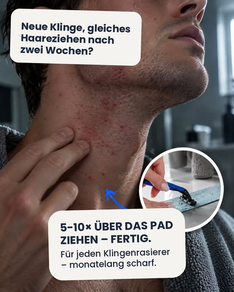 Klingenschärfer für jeden Rasierer