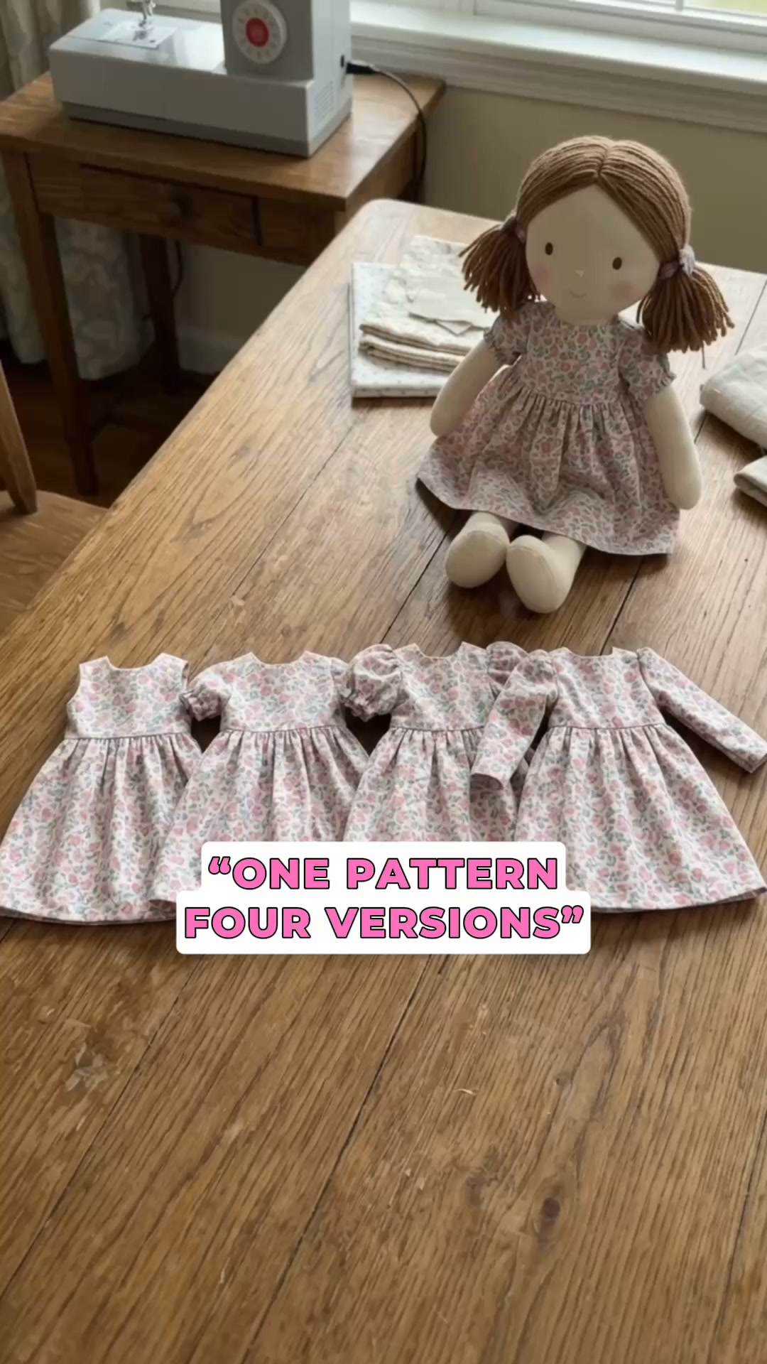One Bodice, Four Sleeves, Four Dresses