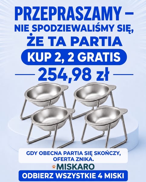 To miska, nie jedzenie.