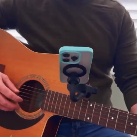 Guitar Phone Holder