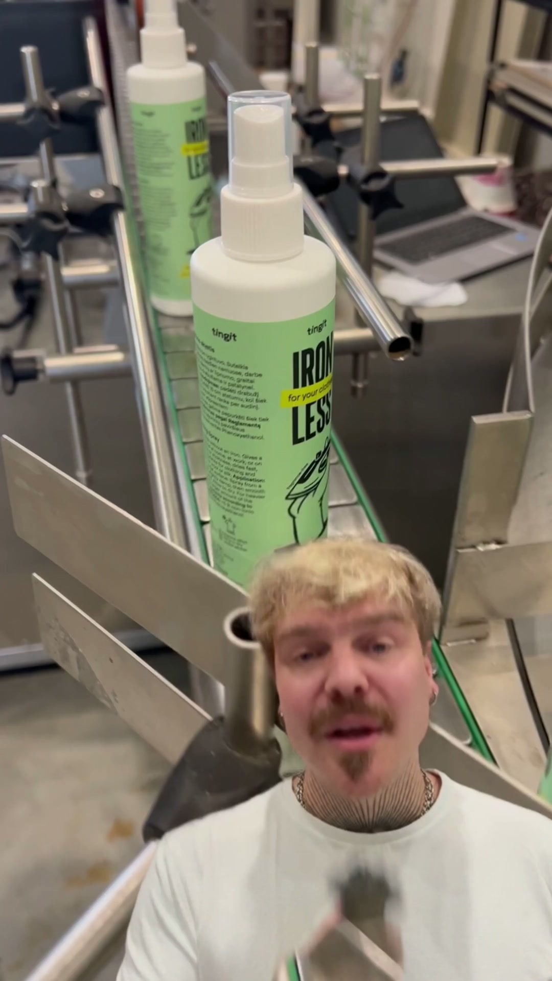 Liquid Iron in a Bottle