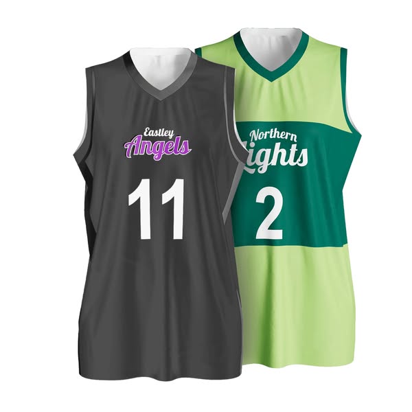 Maglia Da Basket Con Scollo A V Donna
