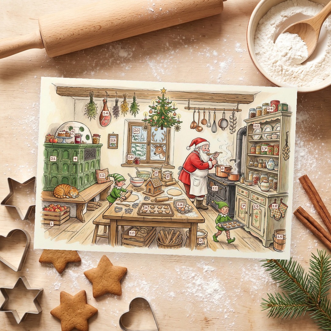 Santa's Christmas Kitchen – Food Lover's Advent Calendar