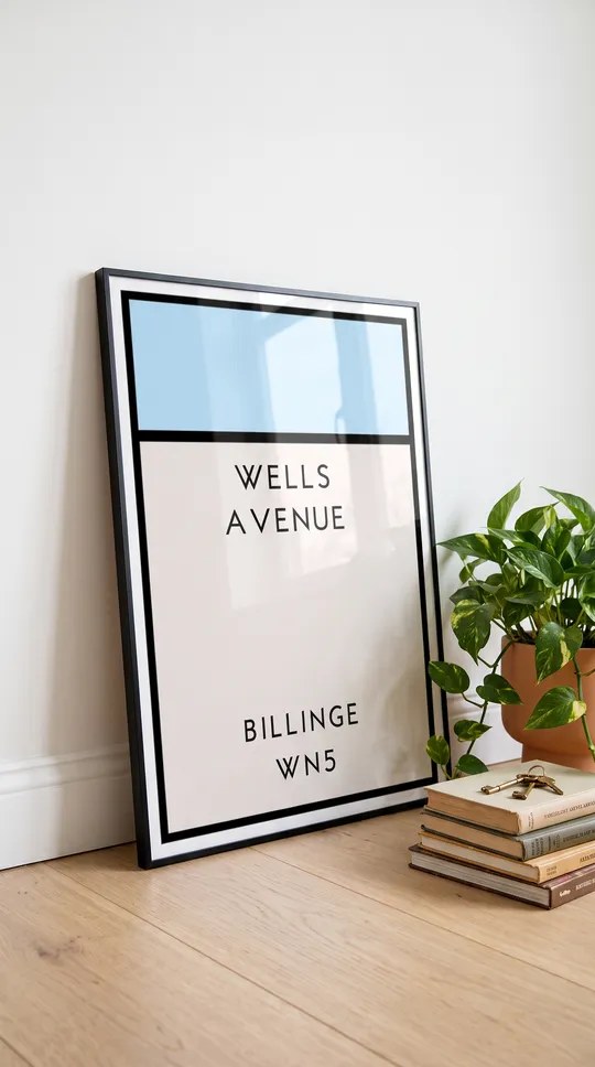 Personalised Street Name Posters
