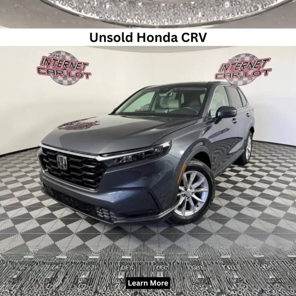 Unsold Honda CRV