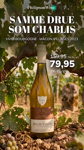 Hvid Bourgogne til KUN 79,95 kr.