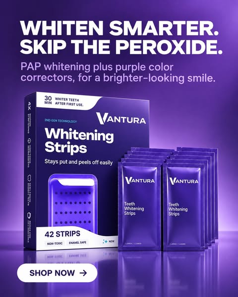 Purple. Peroxide-free. Vantura.