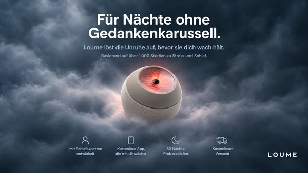 Einschlafen in Minuten.