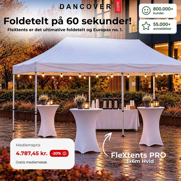 Se udvalget af FleXtents® hos Dancover.