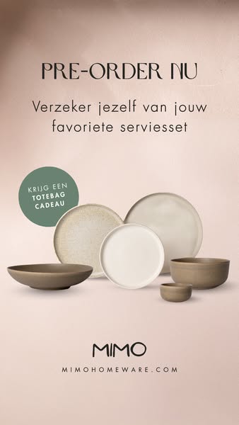 Pre-order je favoriete serviesset