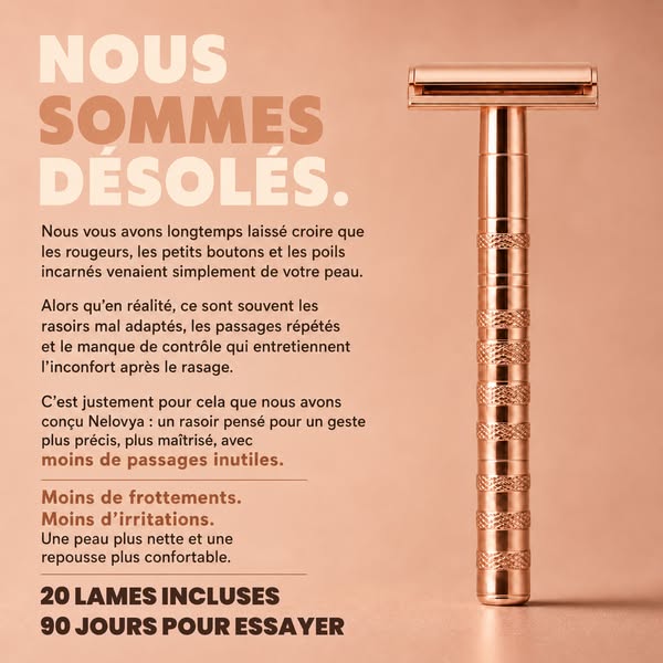 20 lames + 90 jours pour essayer