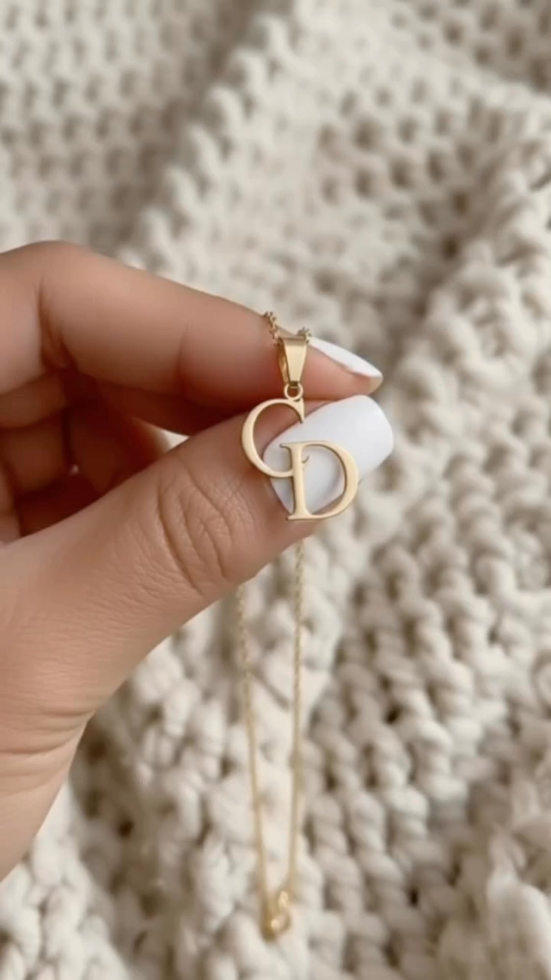 Your Initials, Beautifully Intertwined in Gold