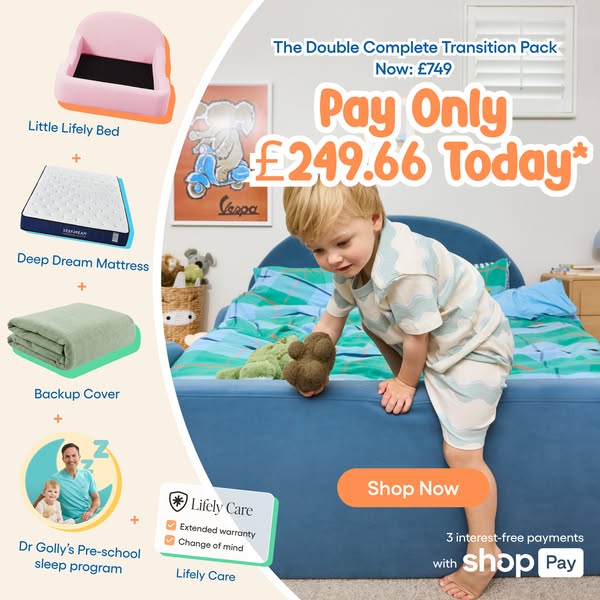 A softer first big-kid bed