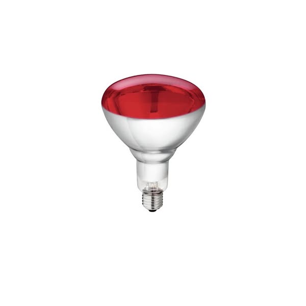 Lämpölamppu Philips punainen 150W