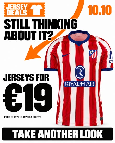 Football Shirts from €19.90 | Jersey Deals