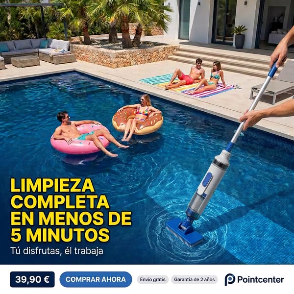 ¡Menos limpieza, más piscina!