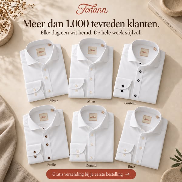 Witte hemden voor elke dag