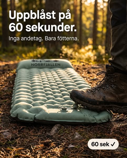 Sova på 60 sekunder? Japp.