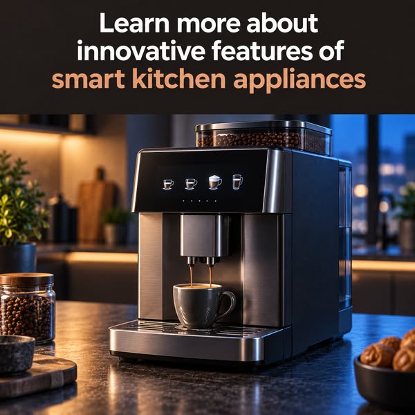 Learn more about innovative features of smart kitchen appliances