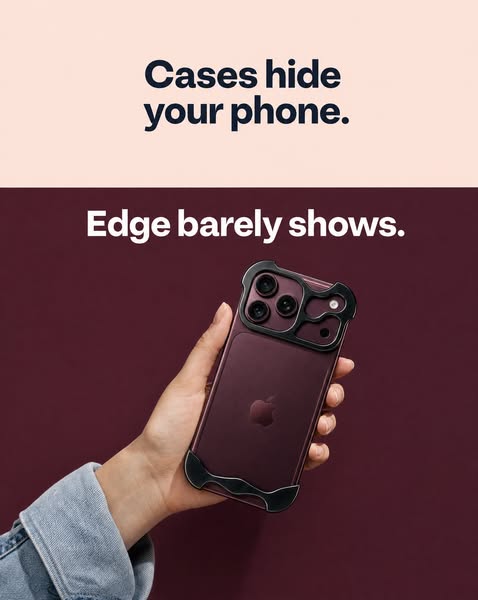 Good choice. Let it show.
