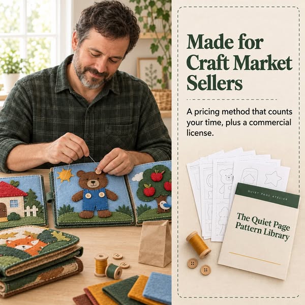 Quiet Book Patterns You Can Sell From