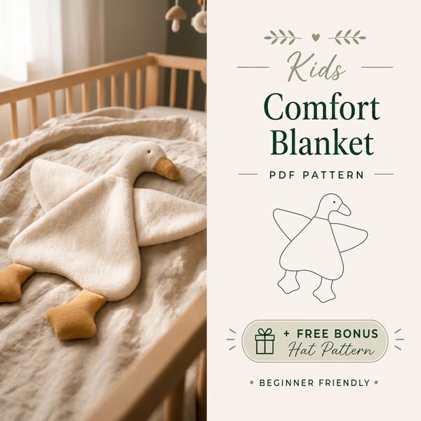 90% Off Goose Comfort Blanket Sewing Pattern