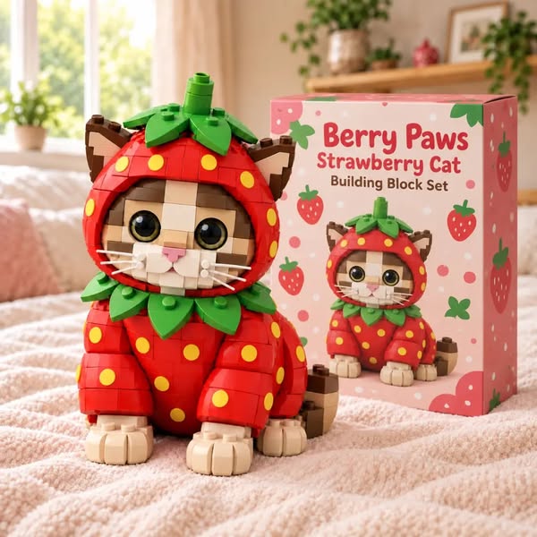 Catberry. The Strawberry Cat.