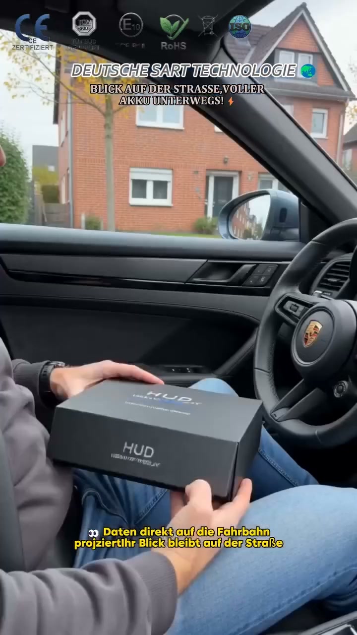 Smart HUD Display + 15W Lader: Cockpit-Upgrade in 30 Sek.!